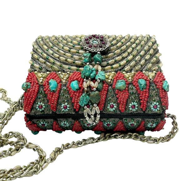 Mary Frances Rare Beaded Shoulder Bag - Picture 8 of 13